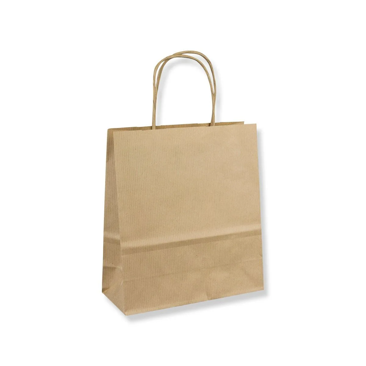 Recycled Brown Paper Carrier Bags - Twisted Handles