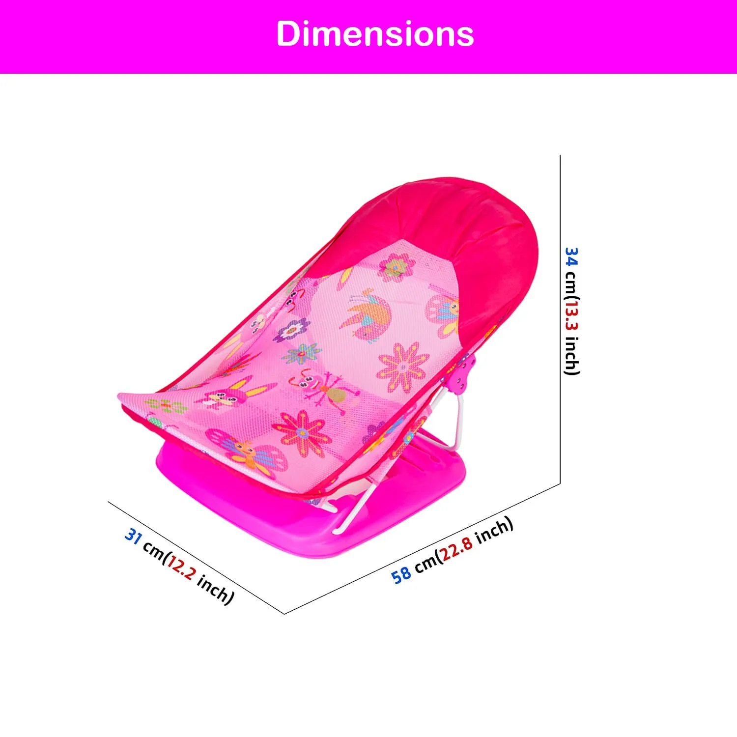 Safe-O-Kid® Baby Bather-Pink