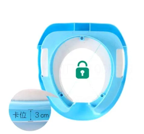 THE LITTLE LOOKERS Premium Padded, Soft, Comfortable, and Durable |Toilet Training | Full Cushion Assorted Potty Trainer Seat with Handle