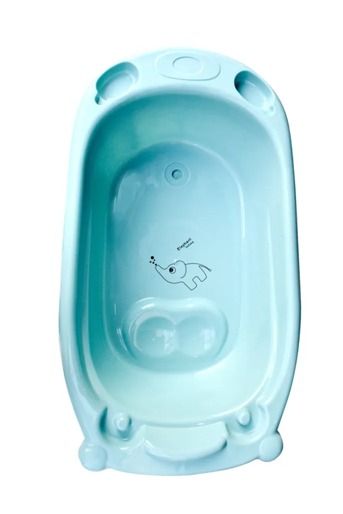 The Little Lookers Smart Clean Big Size Bath Tub for Baby with Anti Slip/Baby Bath Tub for Newborn/Infants Portable Baby Bath Tub for 0-2 Years Old Baby