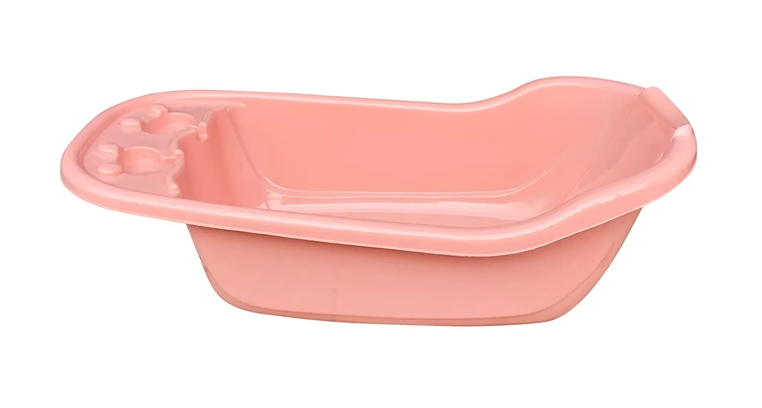 THE LITTLE LOOKERS Smart Clean Big Size Bath Tub for Baby with Anti Slip/Baby Bath Tub for Newborn/Infants Portable Baby Bath Tub for 0-2 Years Old Baby