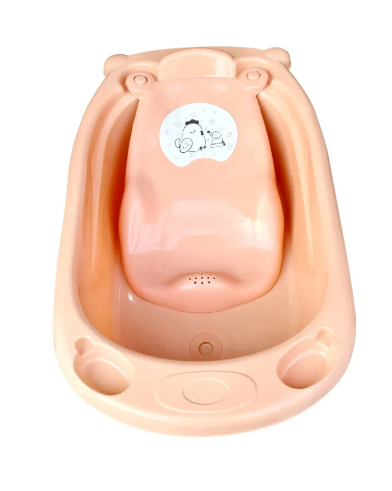 The Little Lookers Smart Clean Big Size Bath Tub for Baby with Anti Slip/Baby Bath Tub for Newborn/Infants Portable Baby Bath Tub for 0-2 Years Old Baby