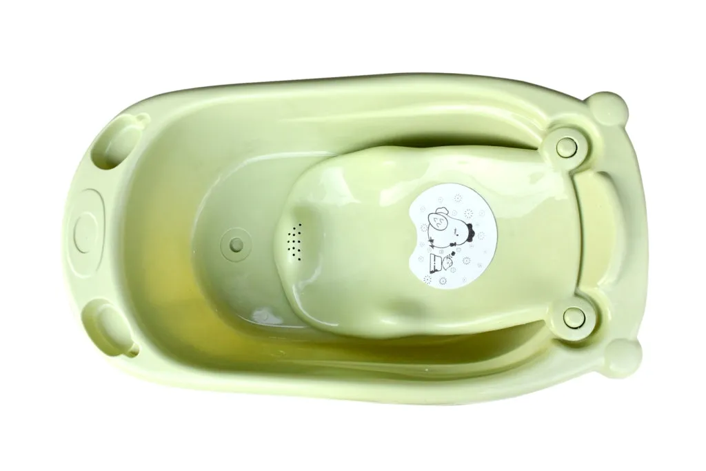 The Little Lookers Smart Clean Big Size Bath Tub for Baby with Anti Slip/Baby Bath Tub for Newborn/Infants Portable Baby Bath Tub for 0-2 Years Old Baby