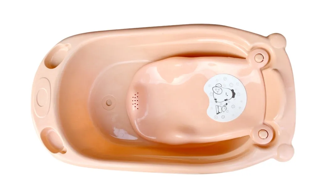 The Little Lookers Smart Clean Big Size Bath Tub for Baby with Anti Slip/Baby Bath Tub for Newborn/Infants Portable Baby Bath Tub for 0-2 Years Old Baby