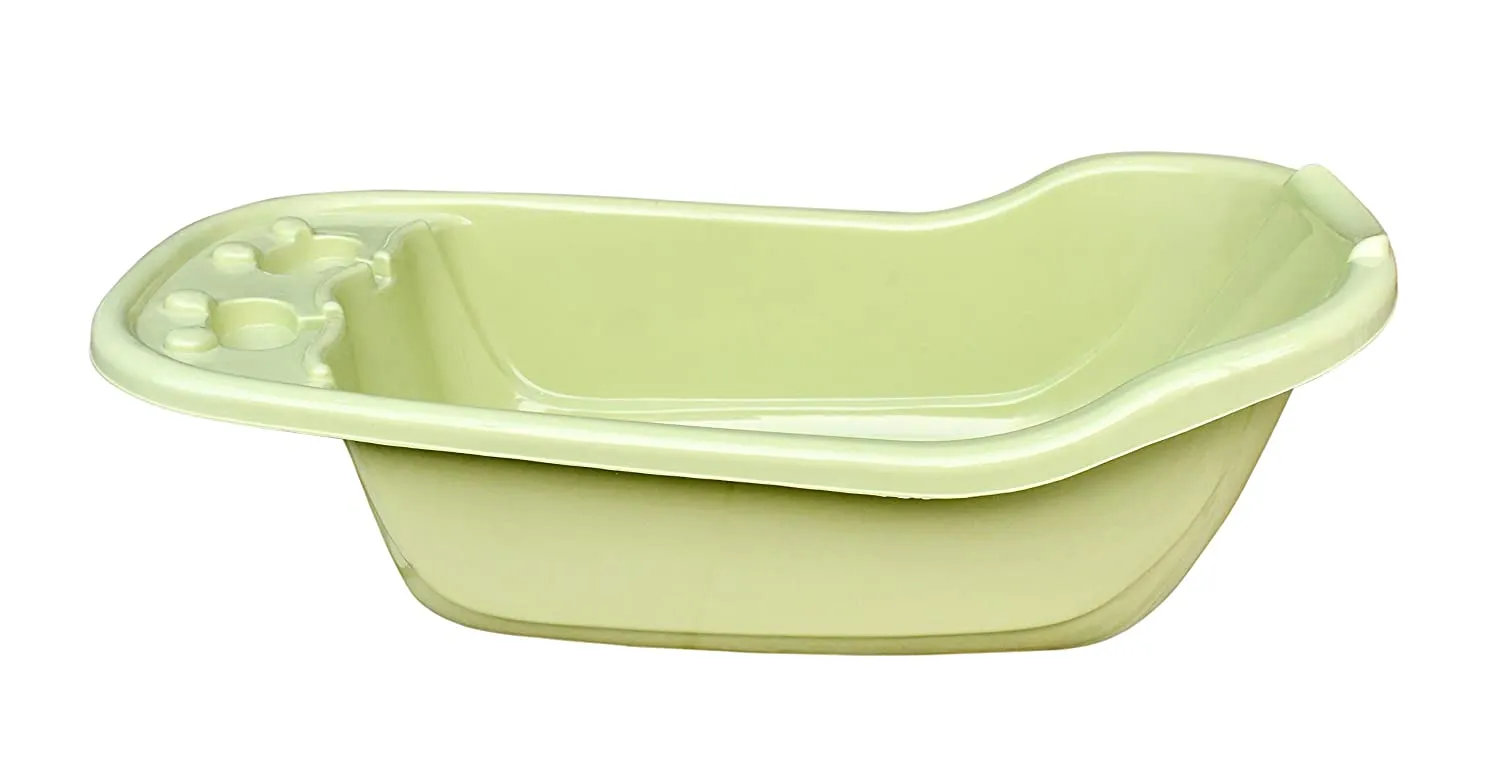 THE LITTLE LOOKERS Smart Clean Big Size Bath Tub for Baby with Anti Slip/Baby Bath Tub for Newborn/Infants Portable Baby Bath Tub for 0-2 Years Old Baby