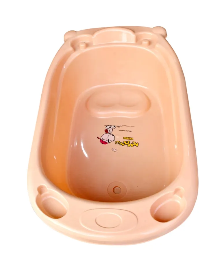 The Little Lookers Smart Clean Big Size Bath Tub for Baby with Anti Slip/Baby Bath Tub for Newborn/Infants Portable Baby Bath Tub for 0-2 Years Old Baby