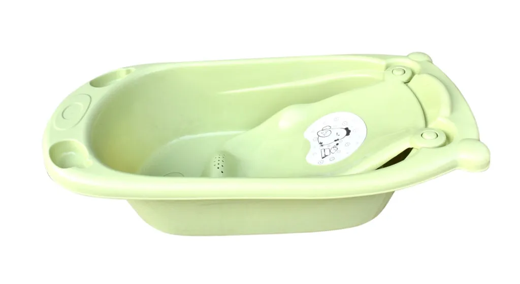 The Little Lookers Smart Clean Big Size Bath Tub for Baby with Anti Slip/Baby Bath Tub for Newborn/Infants Portable Baby Bath Tub for 0-2 Years Old Baby