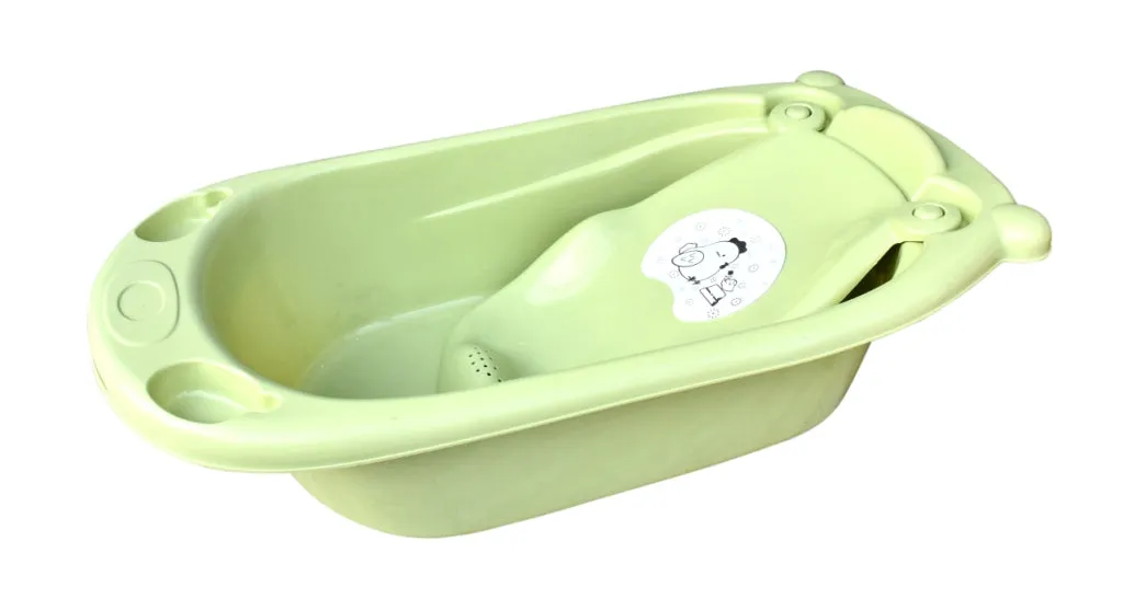 The Little Lookers Smart Clean Big Size Bath Tub for Baby with Anti Slip/Baby Bath Tub for Newborn/Infants Portable Baby Bath Tub for 0-2 Years Old Baby