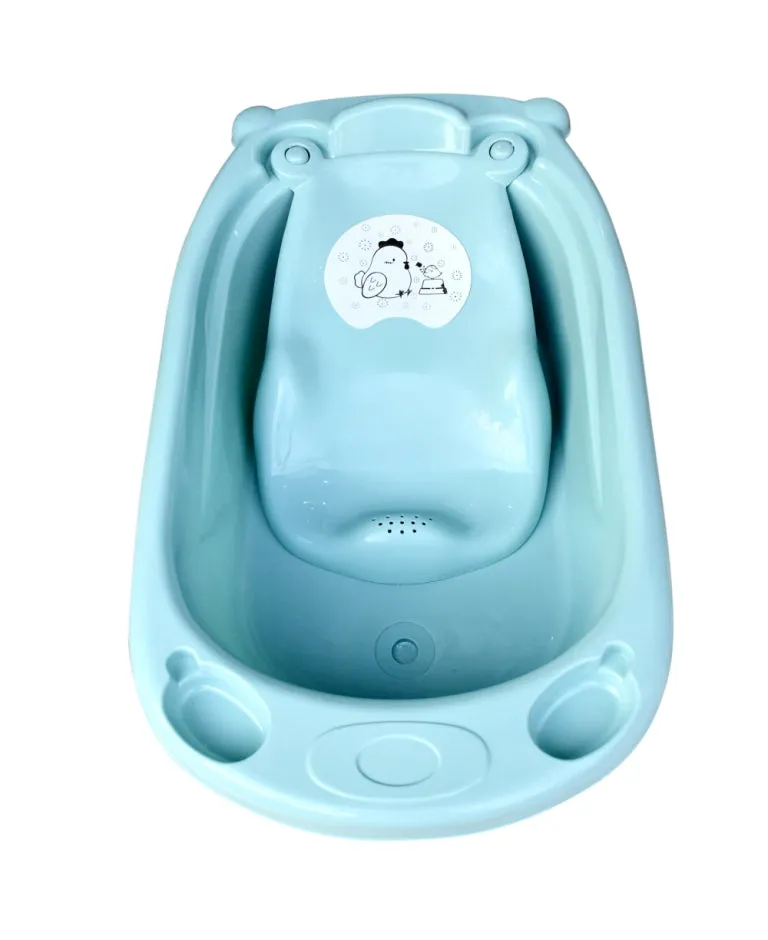 The Little Lookers Smart Clean Big Size Bath Tub for Baby with Anti Slip/Baby Bath Tub for Newborn/Infants Portable Baby Bath Tub for 0-2 Years Old Baby