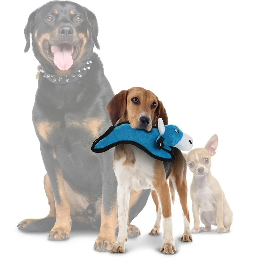Tuffy Kelvin the Cow - World's Tuffest Soft Dog Toy