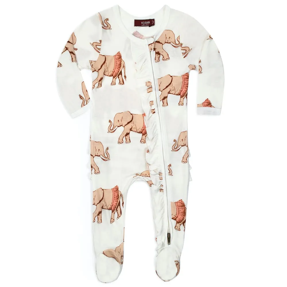 Tutu Elephant Bamboo Romper