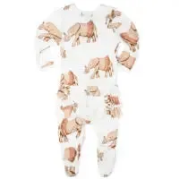 Tutu Elephant Bamboo Romper