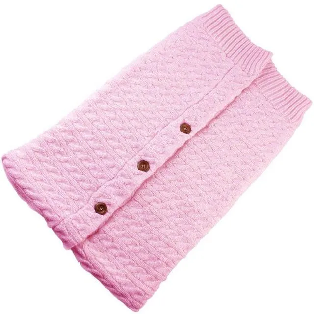 Winter Crocheted Baby Sleep Sac