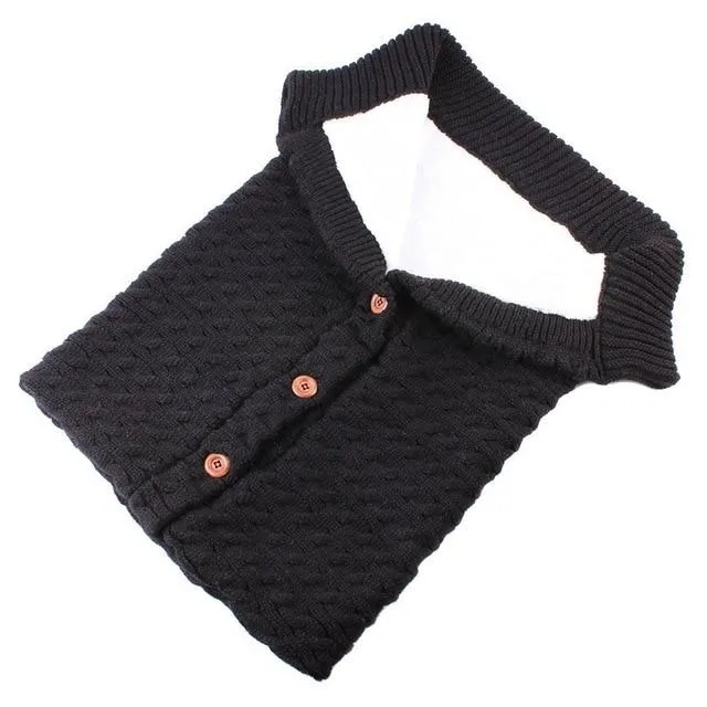 Winter Crocheted Baby Sleep Sac